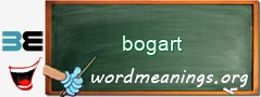 WordMeaning blackboard for bogart